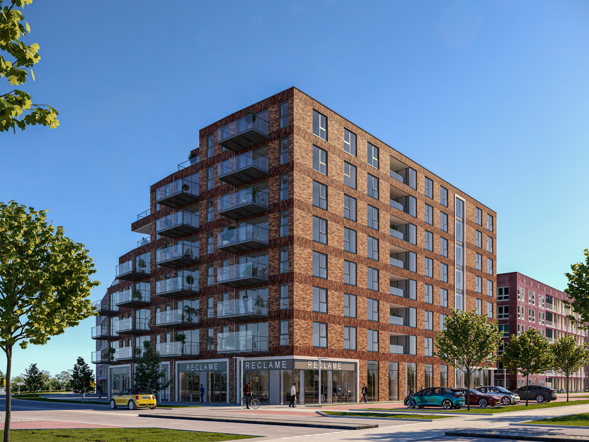Artist Impression Exterieur Residentieel Appartementencomplex Utrecht 2
