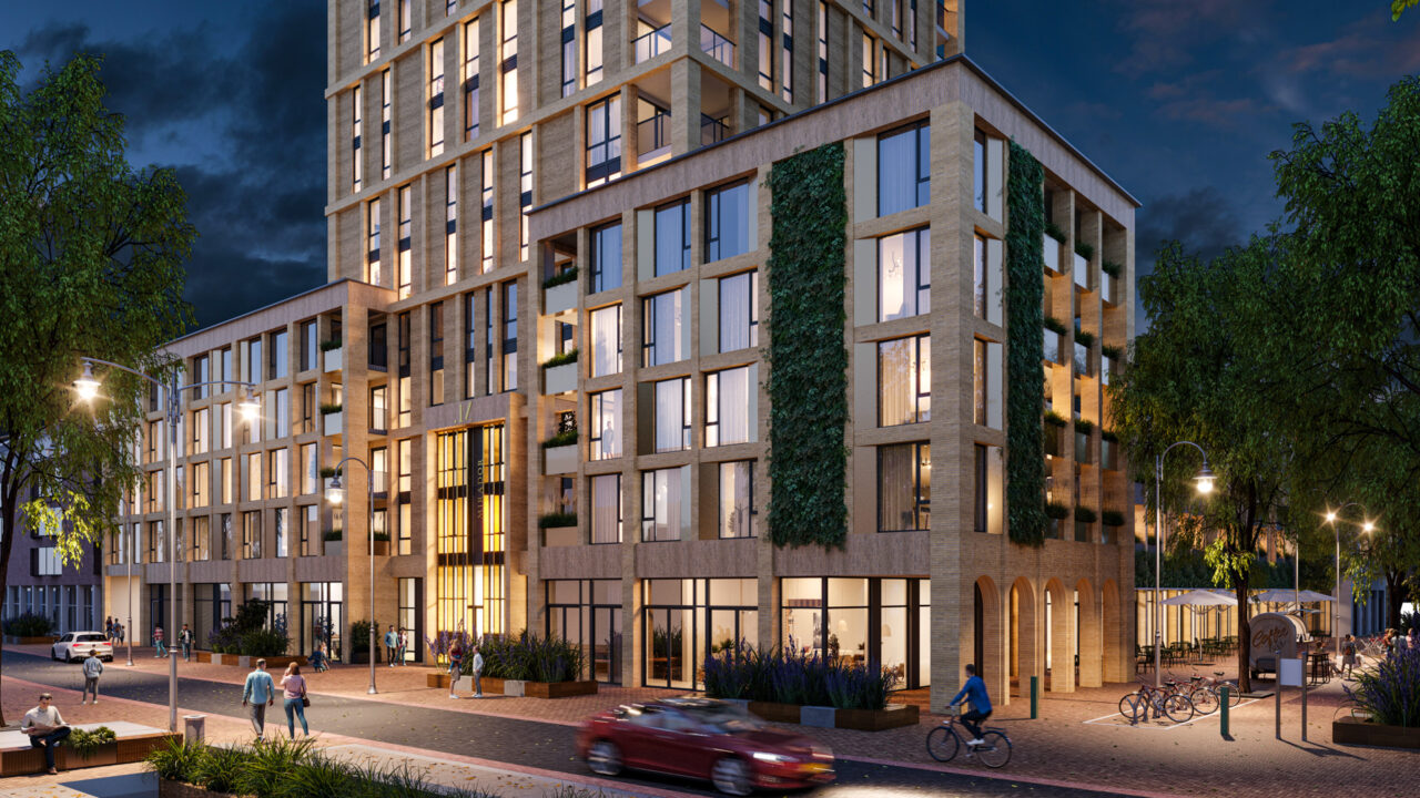 Artist Impression Exterieur Residentieel Mirador Apeldoorn